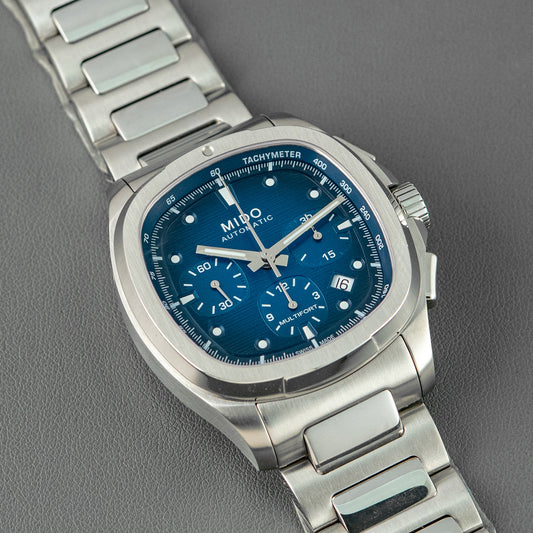 Mido Multifort TV Chronograph Automatic Blue Dial 42mm