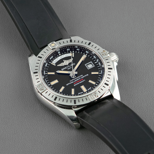Breitling Galactic 44 Black Dial Automatic Day-Date 44mm