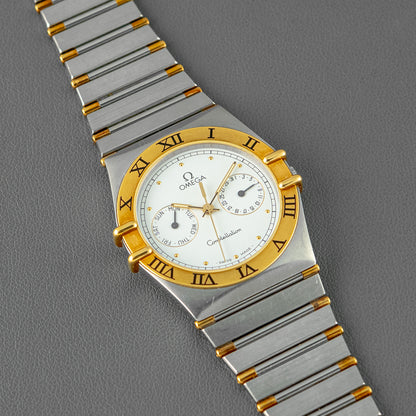 Omega Constellation Manhattan Day-Date Two-Tone Quartz 33mm