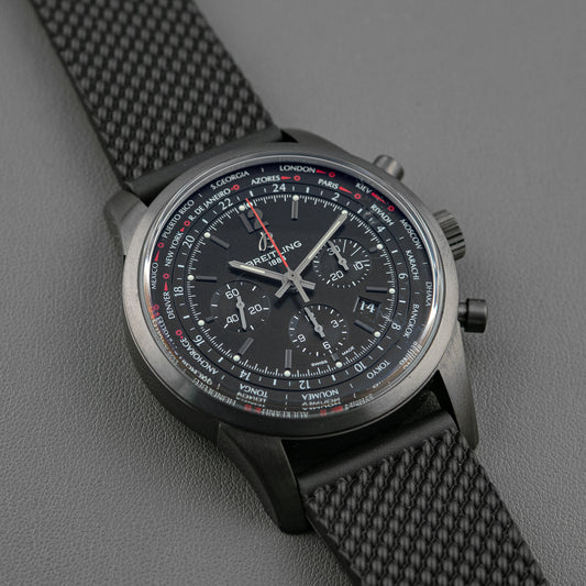 Breitling Transocean Unitime Pilot World Time Chronograph 46mm