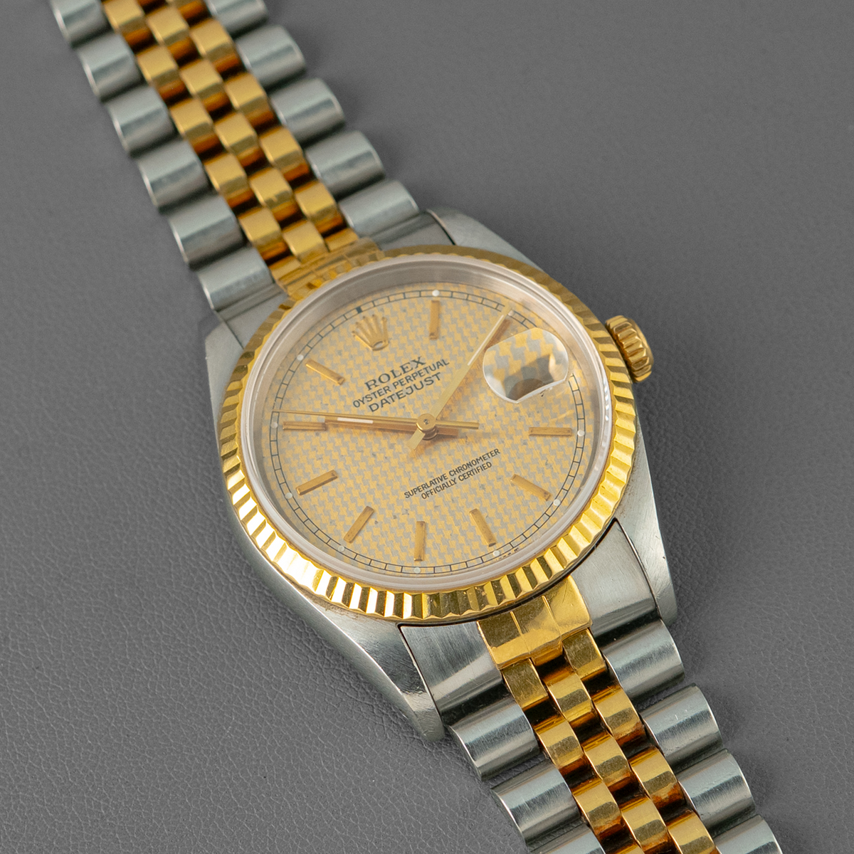 Rolex Datejust 16233 "Pied de Poule" Dial 36 mm