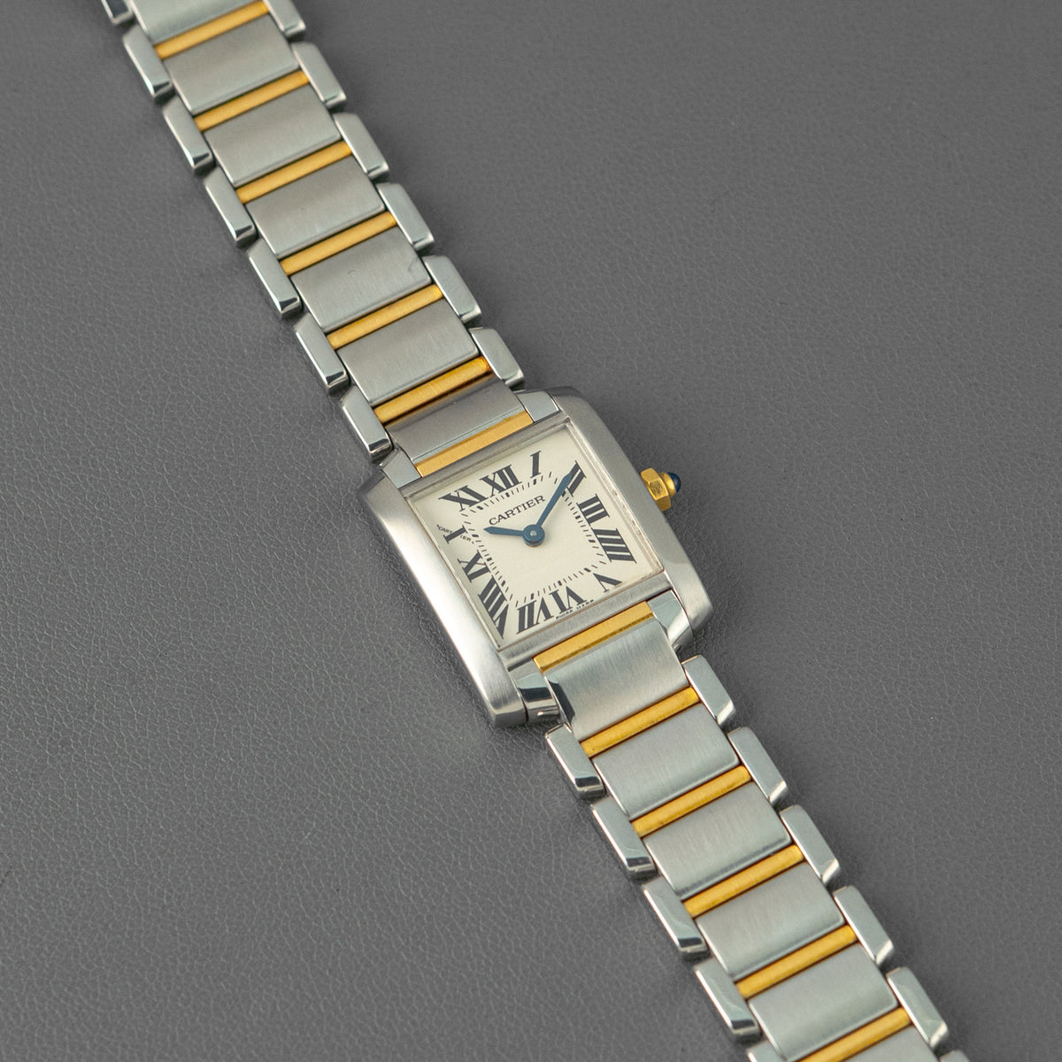 Cartier Tank Française Small Two-Tone Silver Dial 20mm