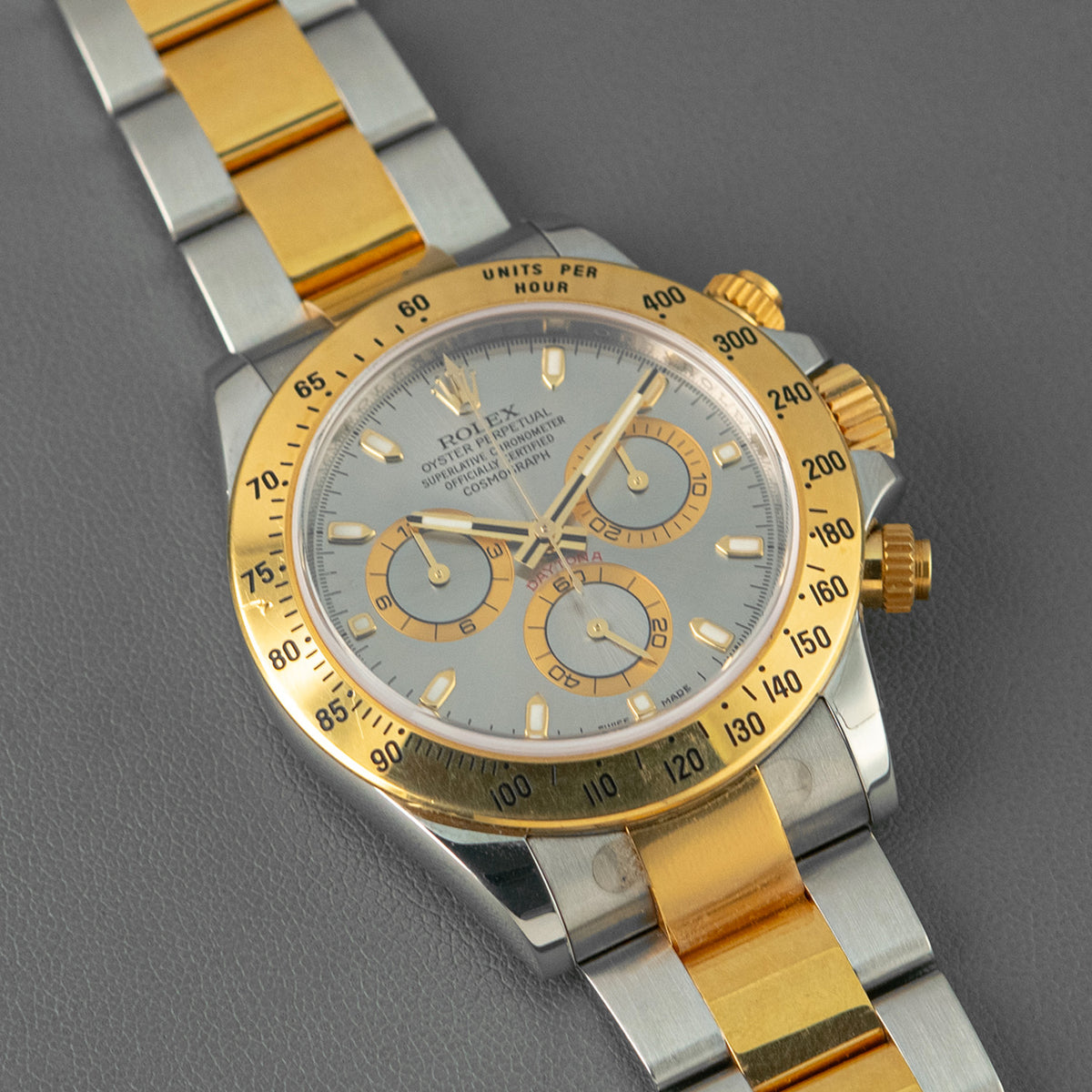Rolex Cosmograph Daytona 116523 Two-Tone Gray Dial 40mm