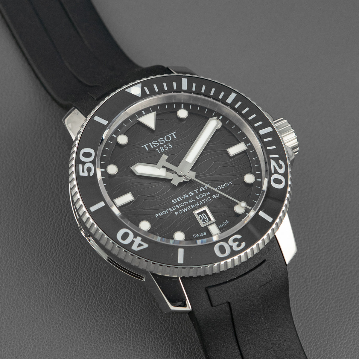 Tissot Seastar 2000 Professional Black Dial 46mm