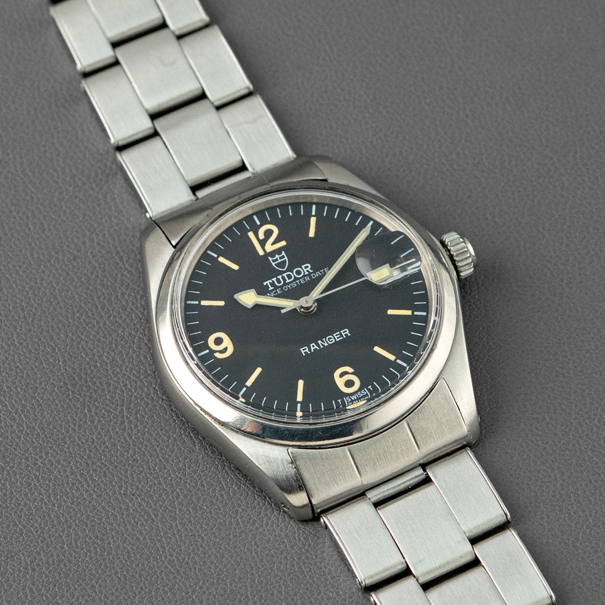 Tudor Prince Oysterdate Ranger Automatic Black Dial 34mm