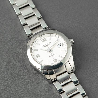 Longines Conquest Classic Automatic Silver Dial 29.5mm