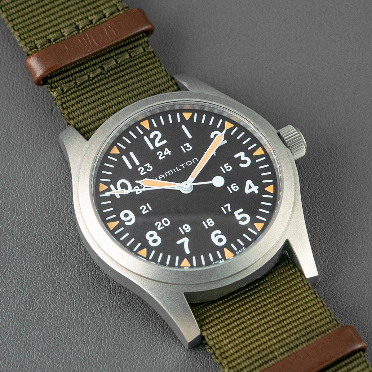 Hamilton Khaki Field Mechanical Black Dial 42mm