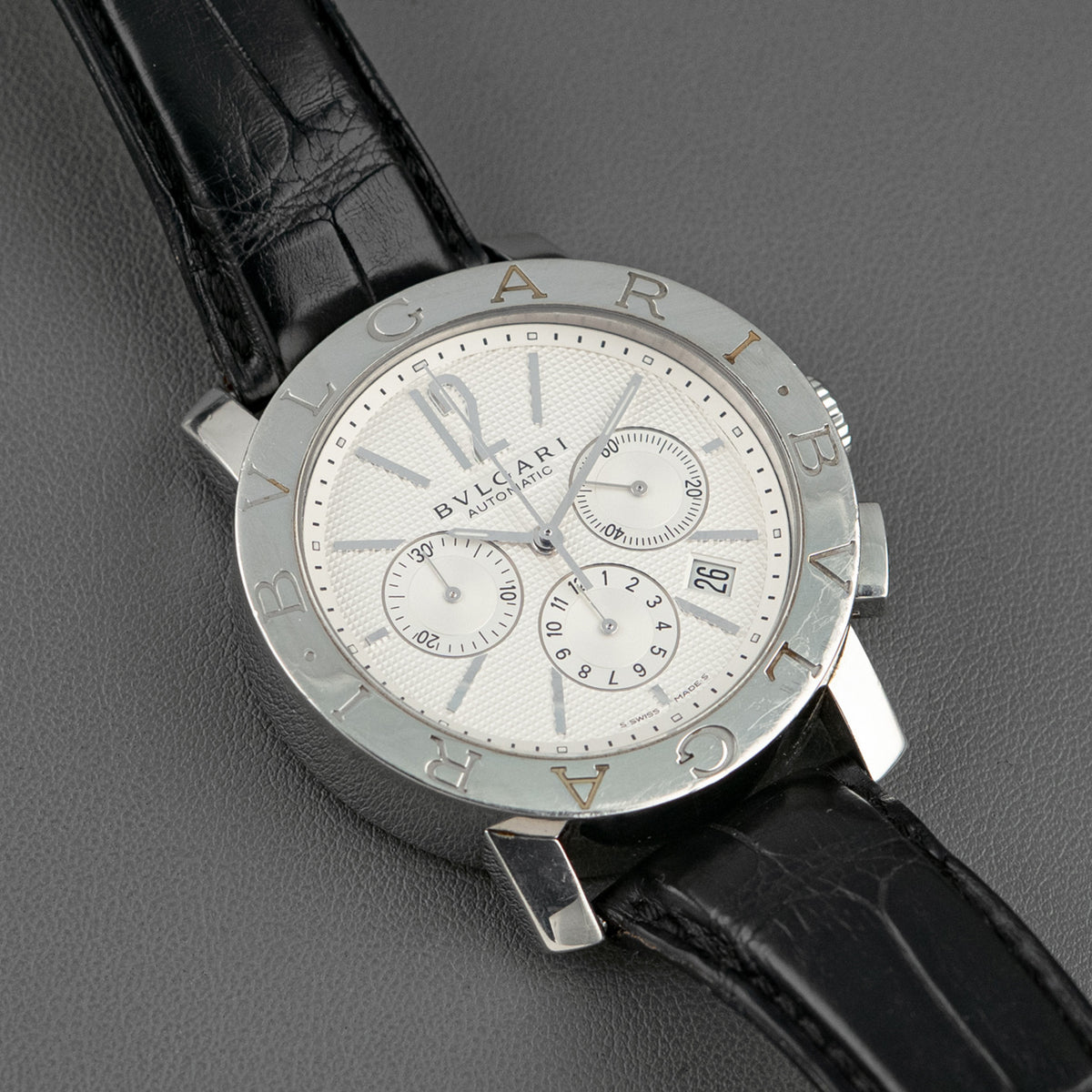 Bulgari Bulgari Bulgari Chronograph Silver Dial 42mm