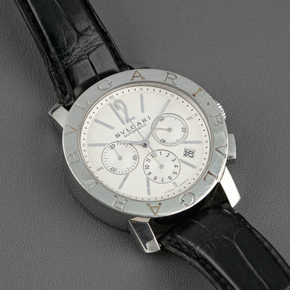 Bulgari Bulgari Bulgari Chronograph Silver Dial 42mm