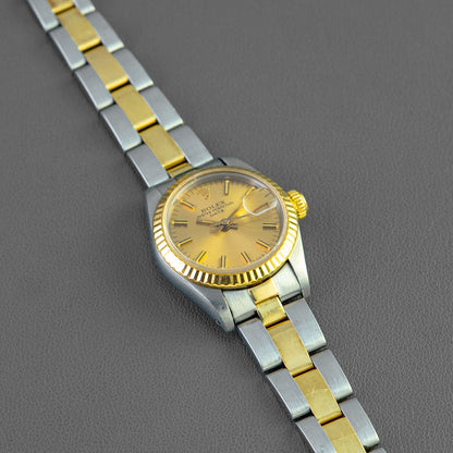 Rolex Lady-Datejust 69173 Champagne Dial 26mm