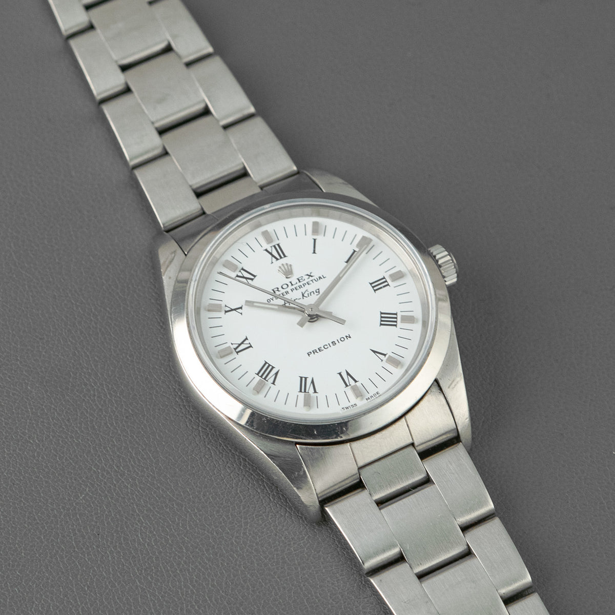Rolex Air-King Precision 1400 White Roman Dial 34mm