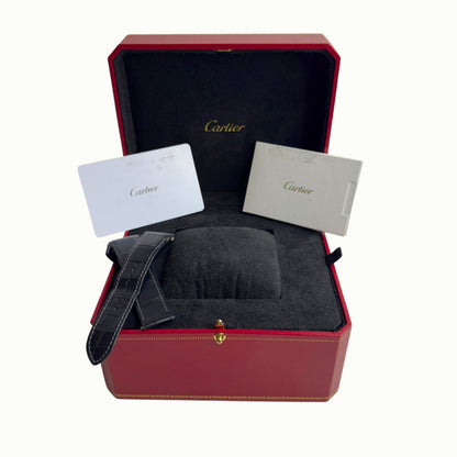 Cartier Santos Large ADLC Black Dial Automatic 39.8mm