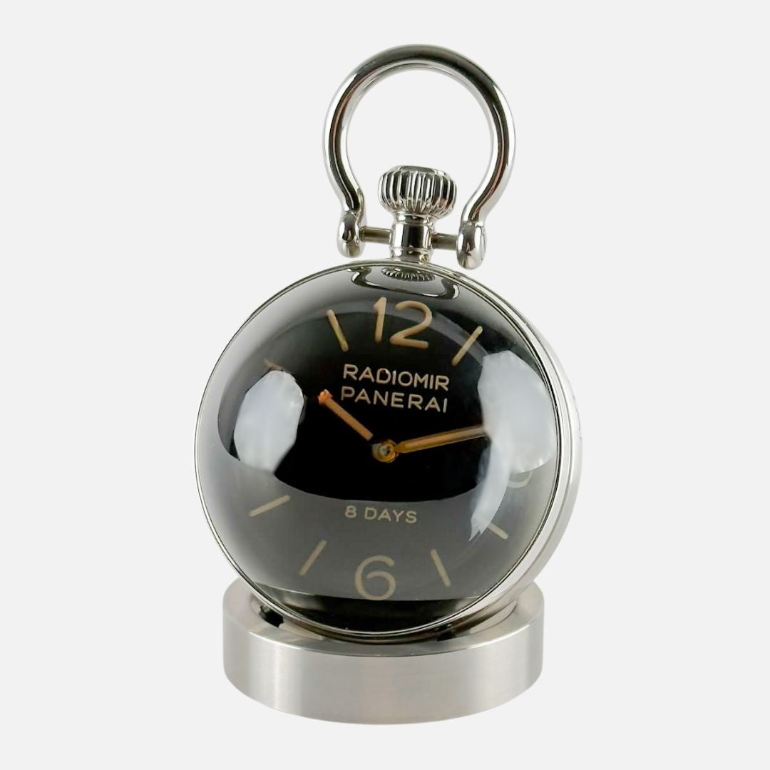 Panerai Radiomir 8 Days Table Clock Black Dial PAM00581