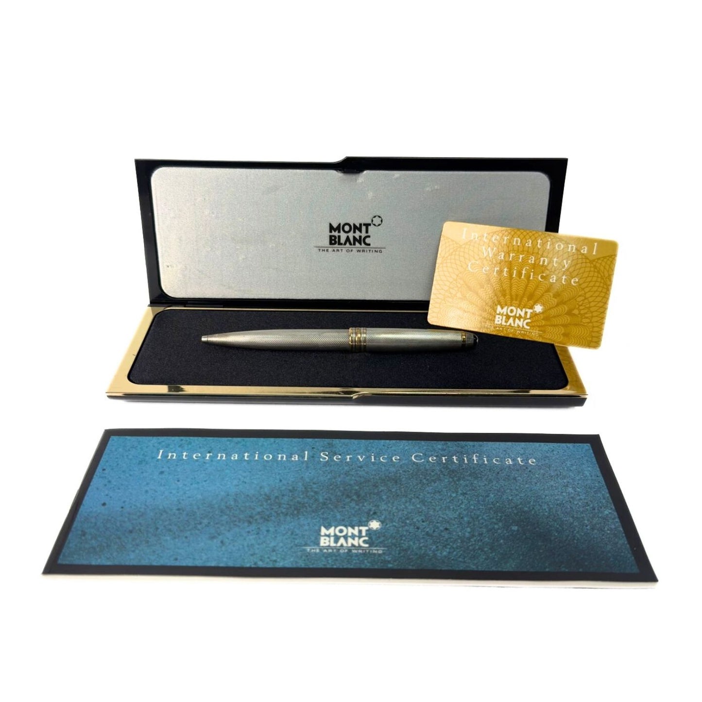 Montblanc Meisterstuck Solitaire Martelé Sterling Silver Midsize BP 1