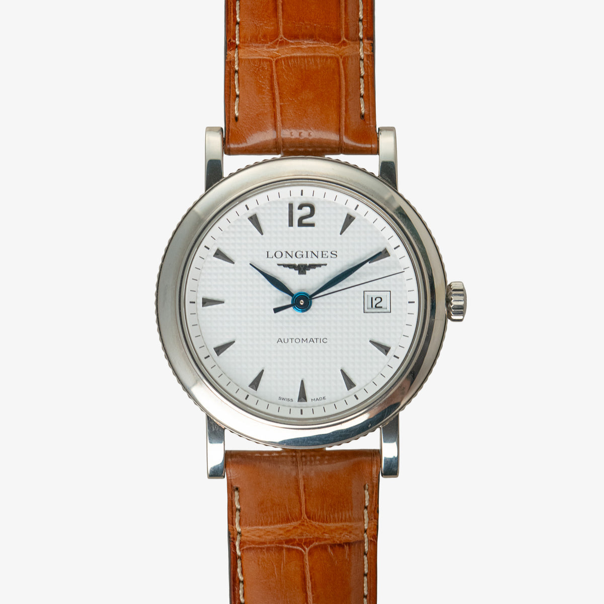 Longines Clous de Paris Automatic Silver Dial 40mm