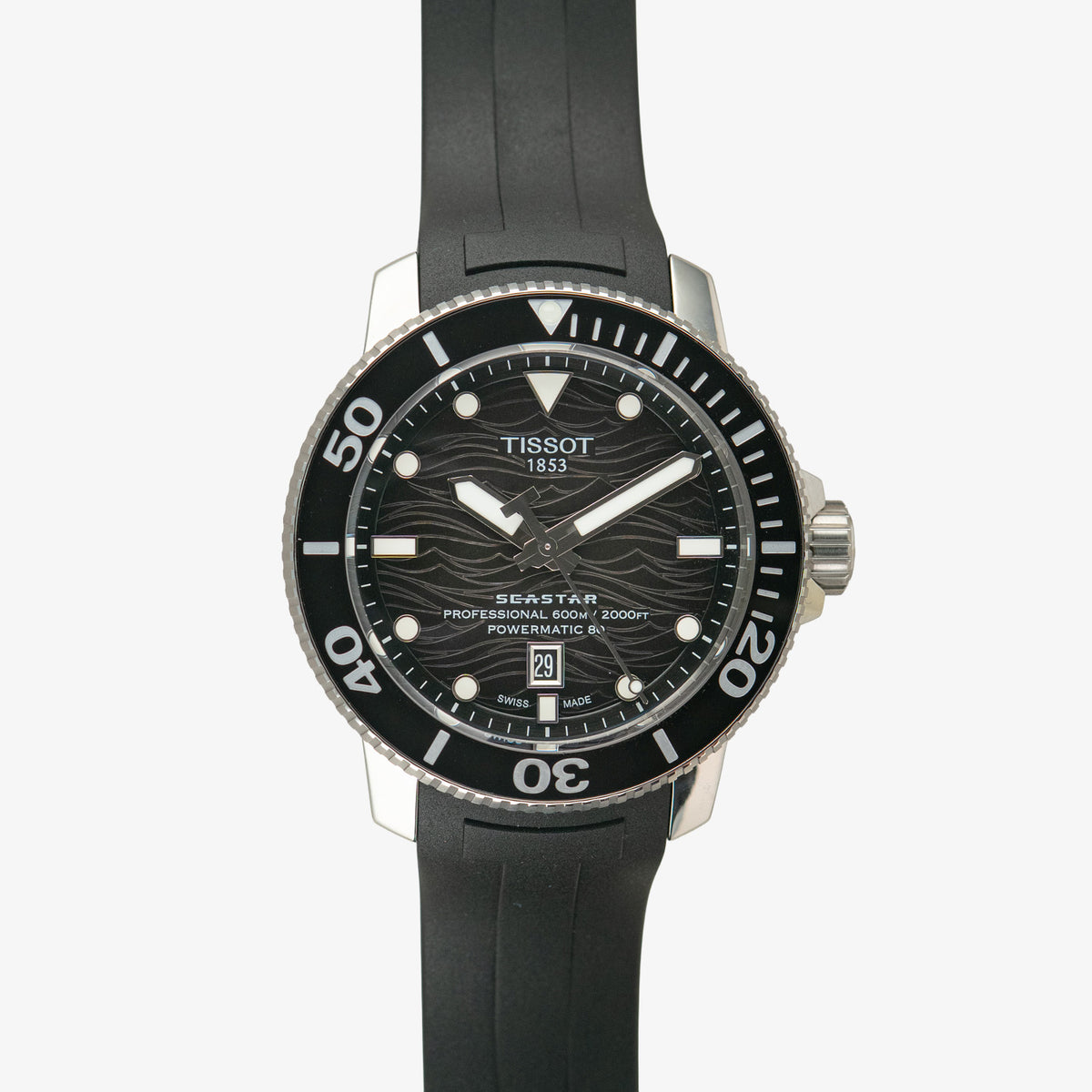 Tissot Seastar 2000 Professional Black Dial 46mm