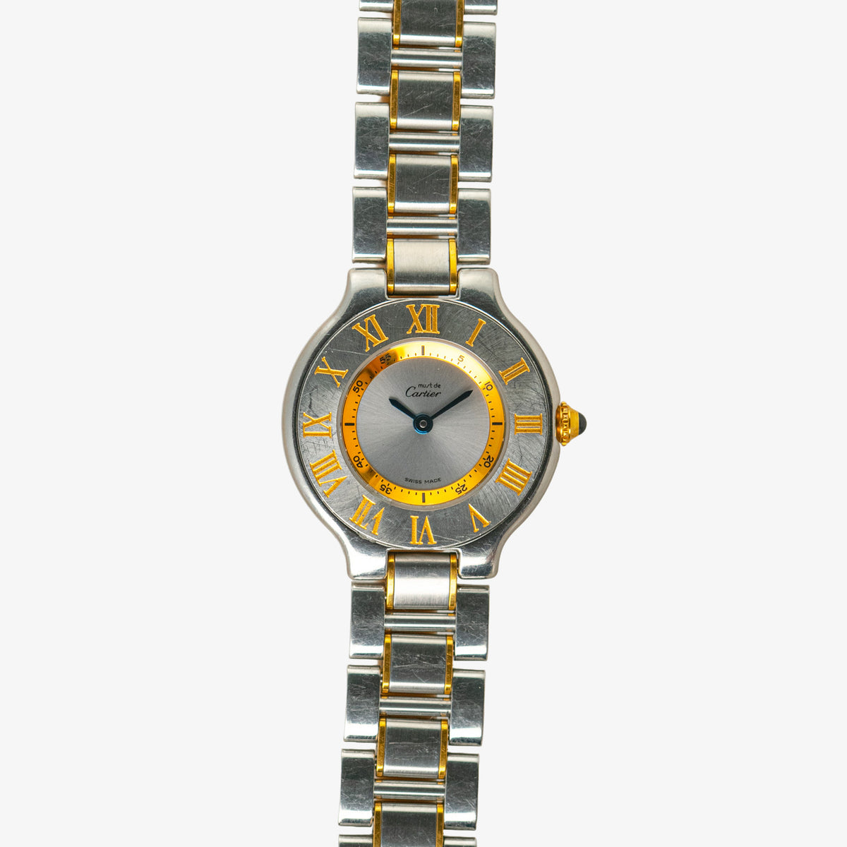 Cartier Must de Cartier 21 Two-Tone Silver Dial 31mm