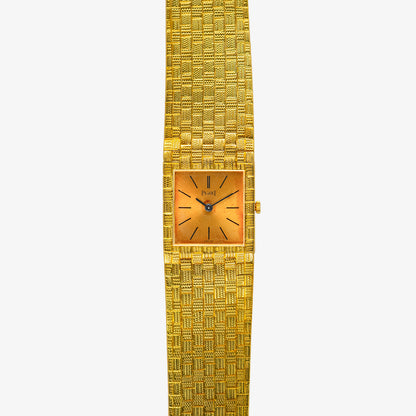 Piaget Polo 9131H5 Square Yellow Gold Vintage 23mm