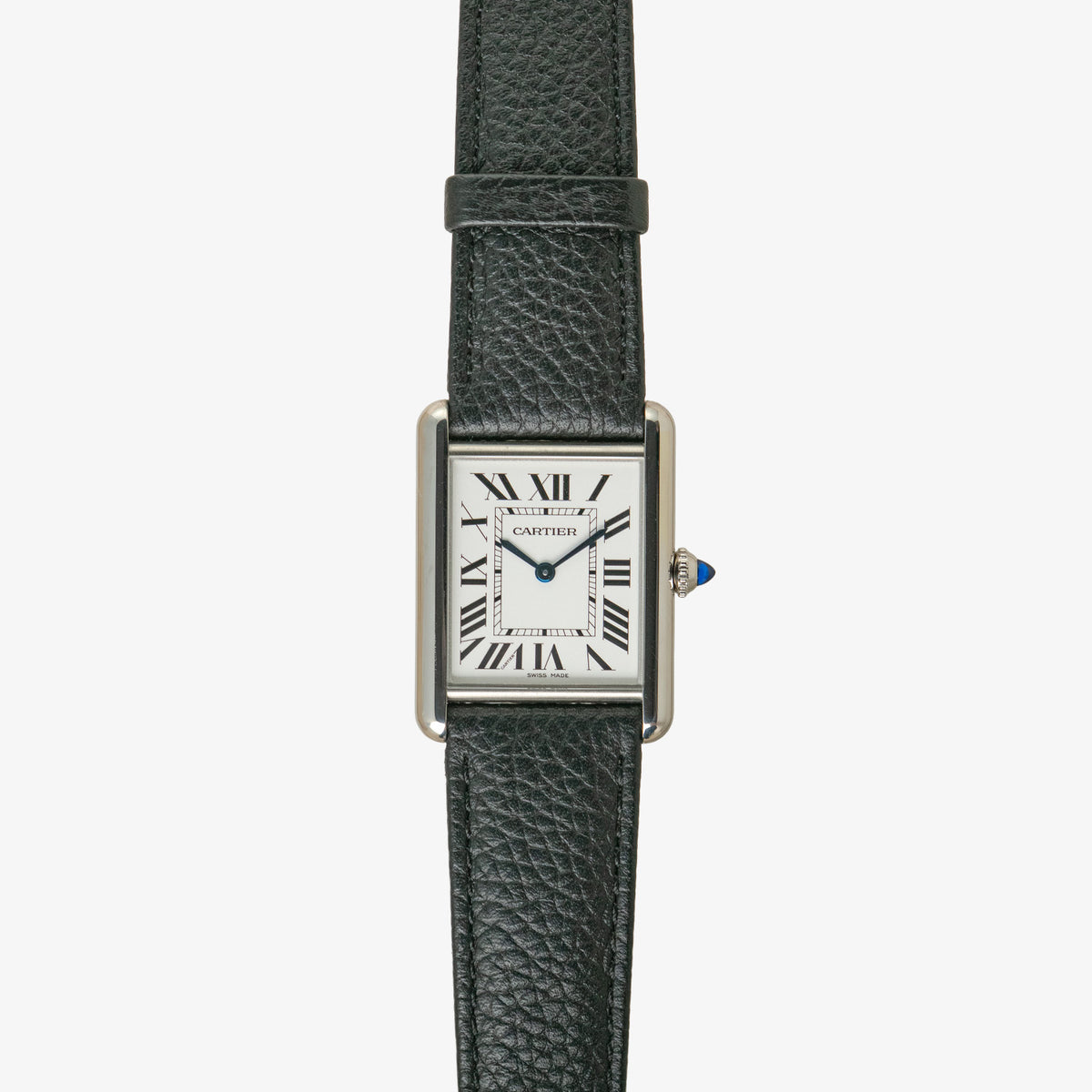 Cartier Tank Must Large Quartz Silver Dial 25.5mm