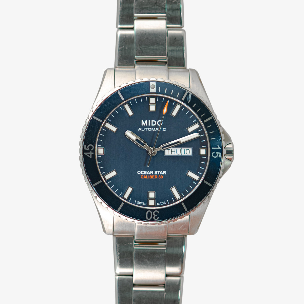 Mido Ocean Star Automatic Caliber 80 Blue Dial 42.5mm