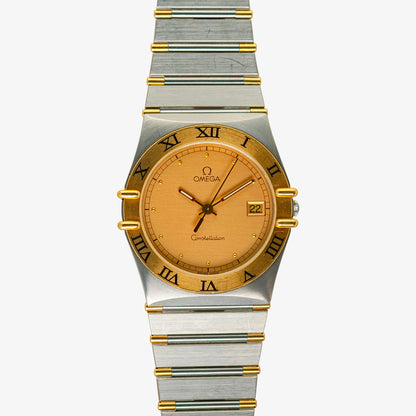 Omega Constellation Manhattan Two-Tone Champagne Dial 33mm