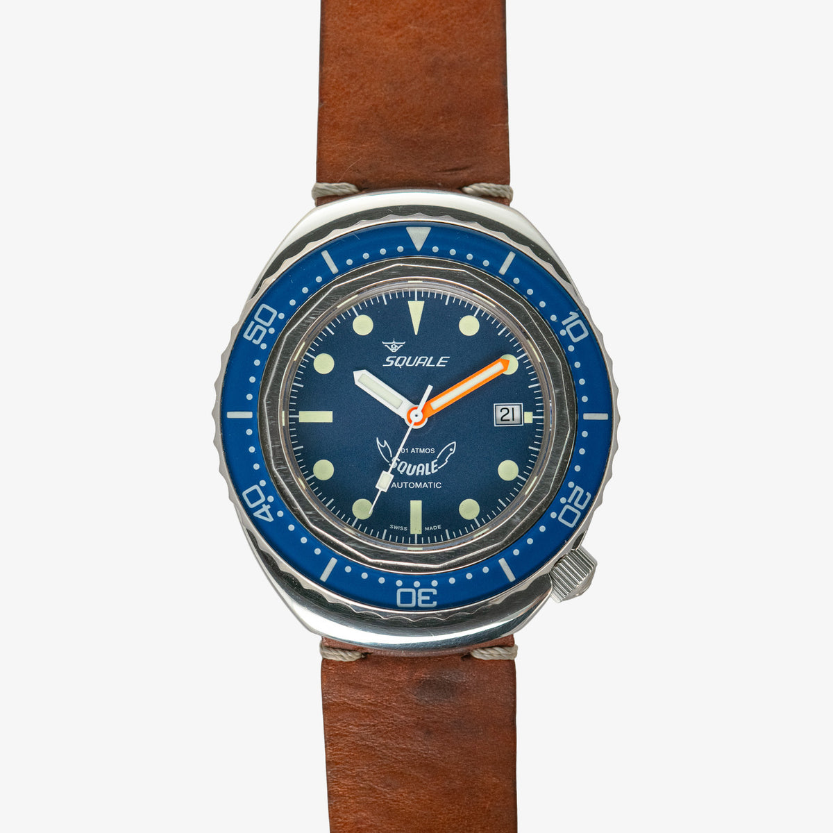 Squale 2002 101 Atmos Automatic Blue Dial 2002A 44mm