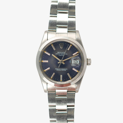 Rolex Oyster Perpetual Date 1500 Blue Dial 34mm