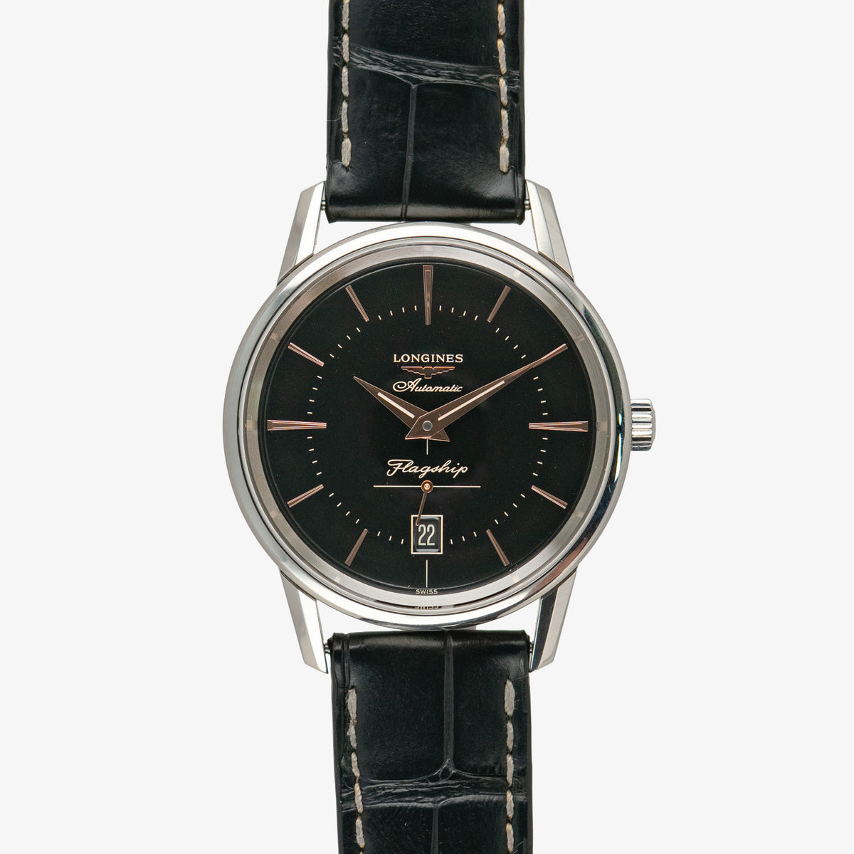 Longines Flagship Heritage Automatic Black Dial 38.5mm