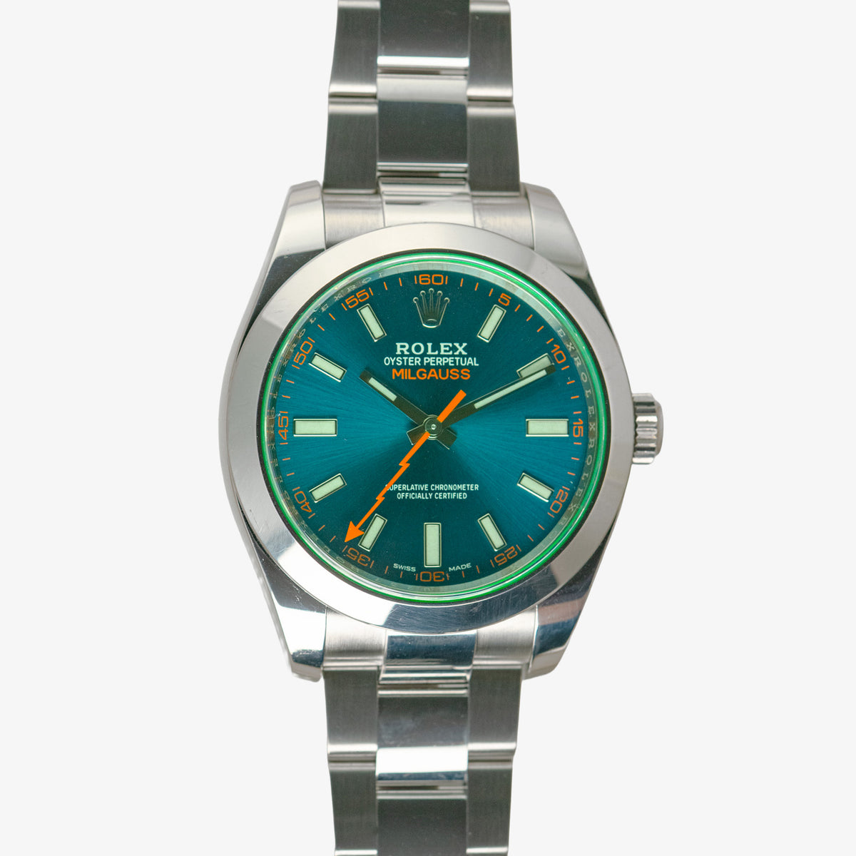 Rolex Milgauss 116400GV Z-Blue Dial 40mm