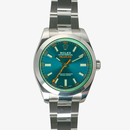Rolex Milgauss 116400GV Z-Blue Dial 40mm