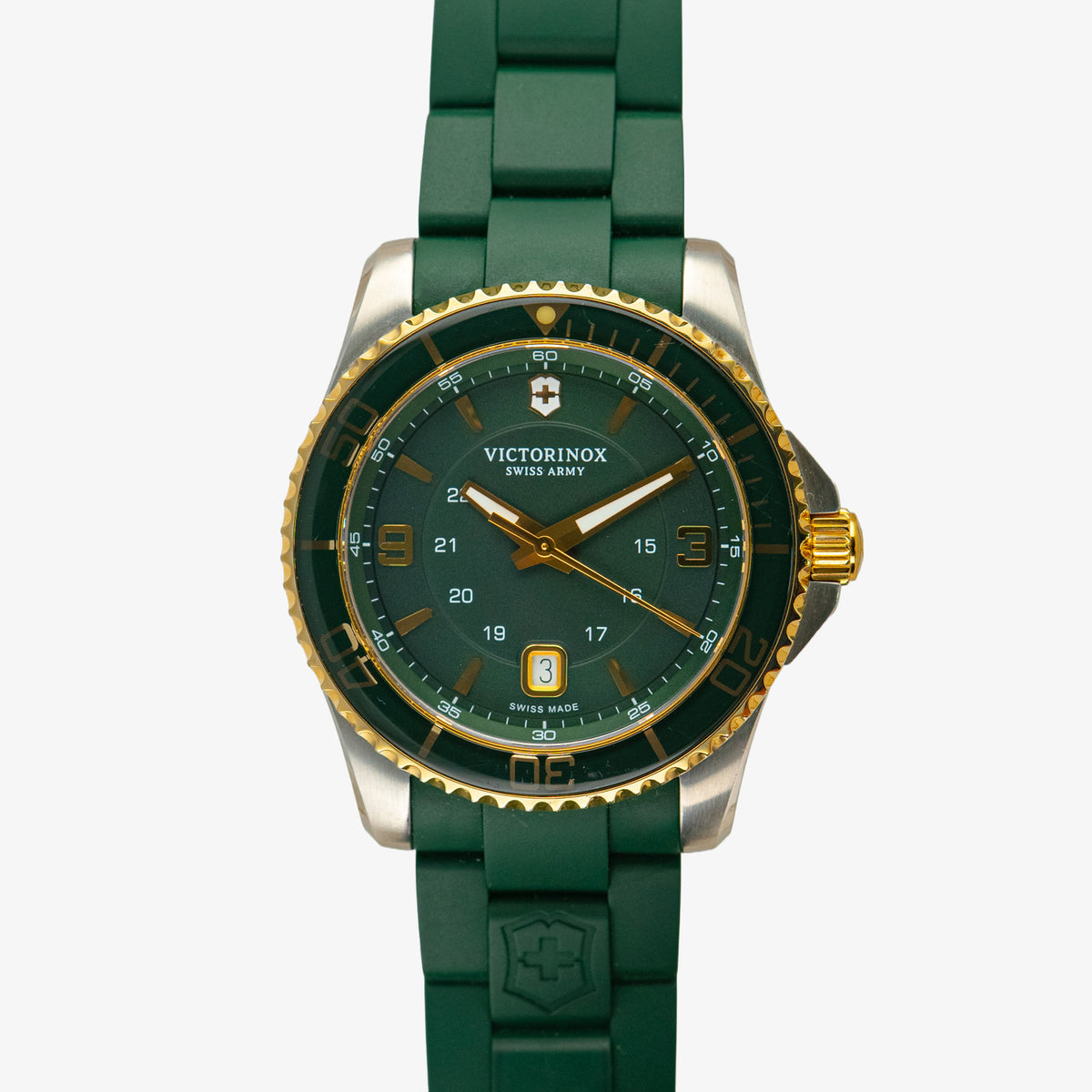 Victorinox Maverick Large 242008 Two-Tone Green Dial 43mm