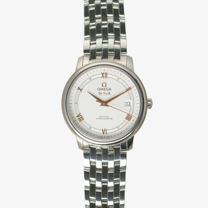 Omega De Ville Prestige Co-Axial Silver Dial 39.5mm
