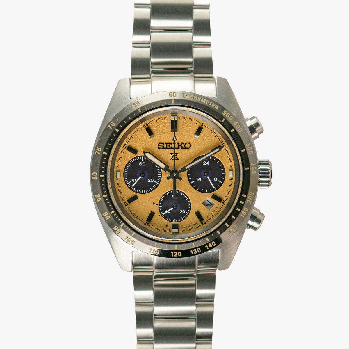 Seiko Prospex Speedtimer Solar Chronograph Sand Dial 39mm