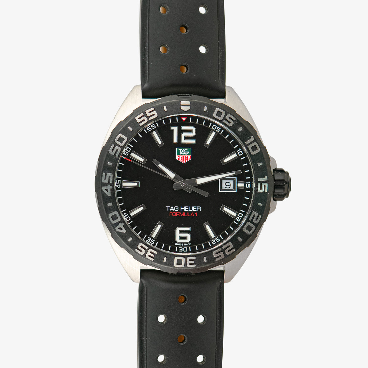 TAG Heuer Formula 1 WAZ1110 Quartz Black Dial 41mm