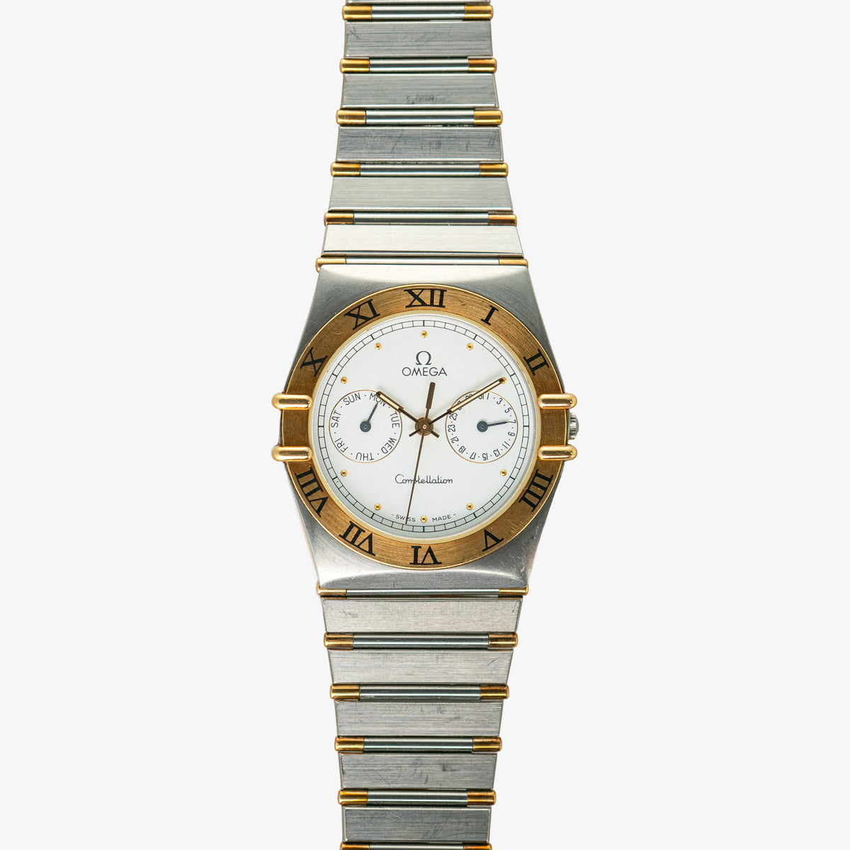Omega Constellation Manhattan Day-Date Two-Tone Quartz 33mm