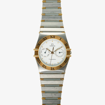 Omega Constellation Manhattan Day-Date Two-Tone Quartz 33mm