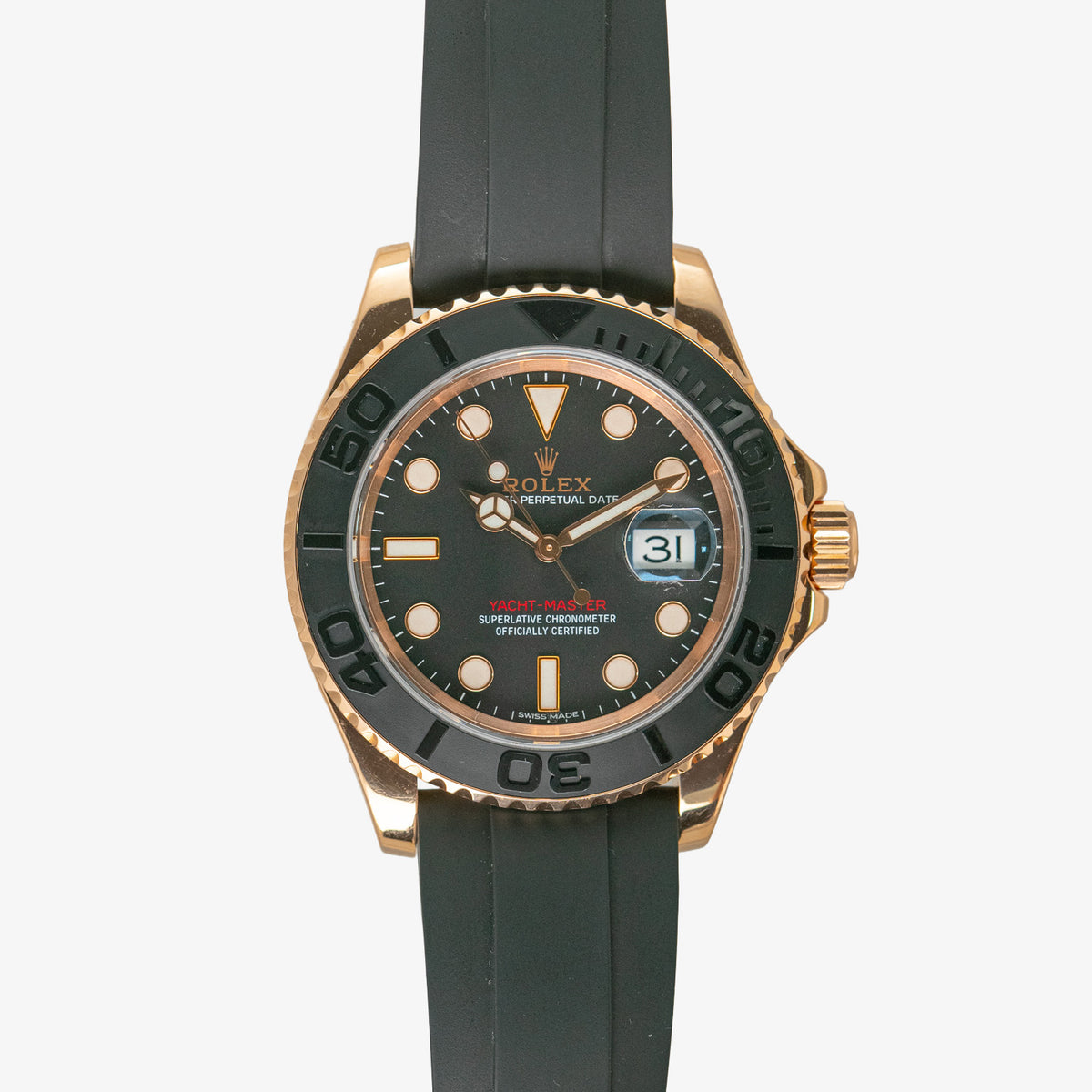 Rolex Yacht-Master 40 Everose Gold Black Dial 40mm