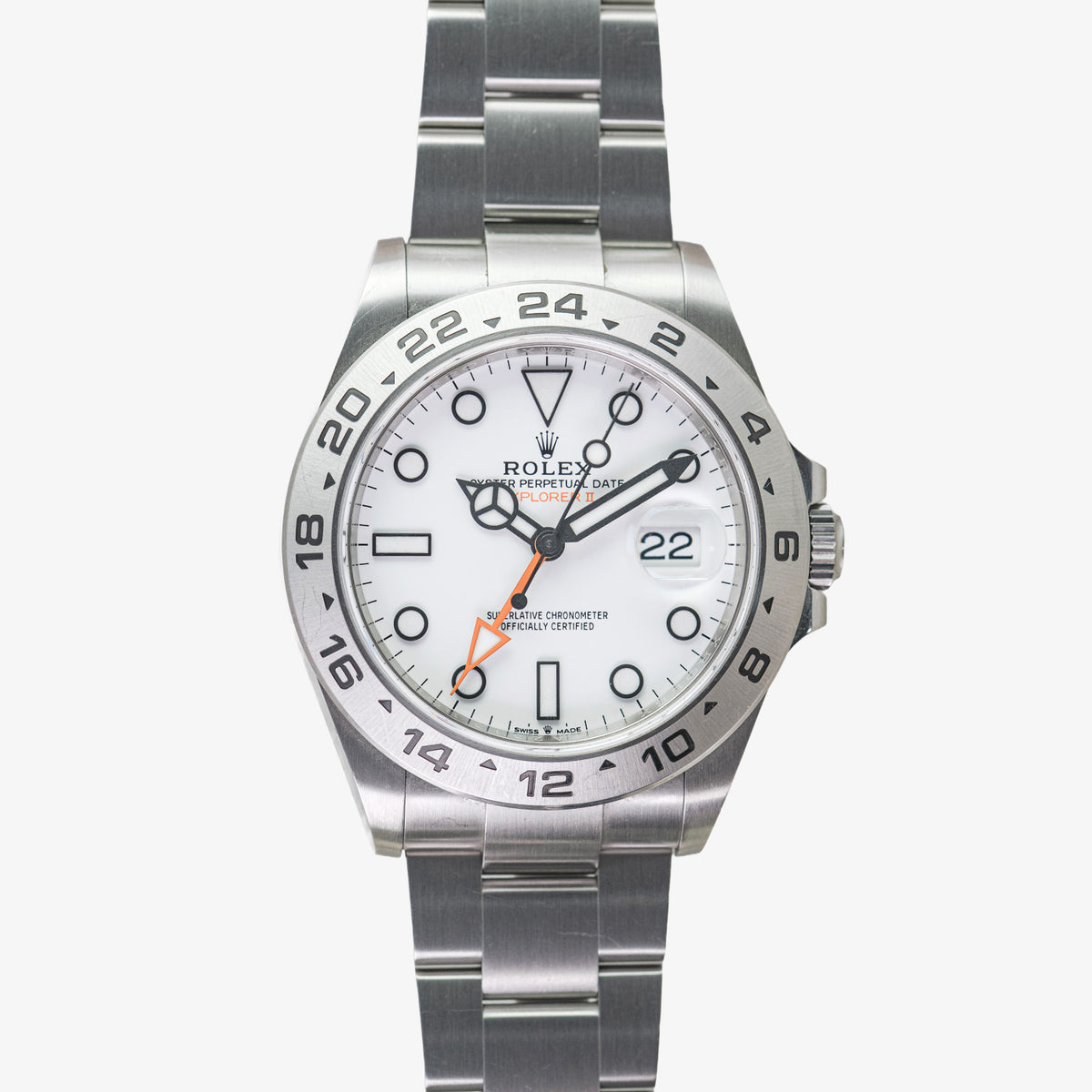 Rolex Explorer II "Polar" GMT Automatic White Dial 42mm