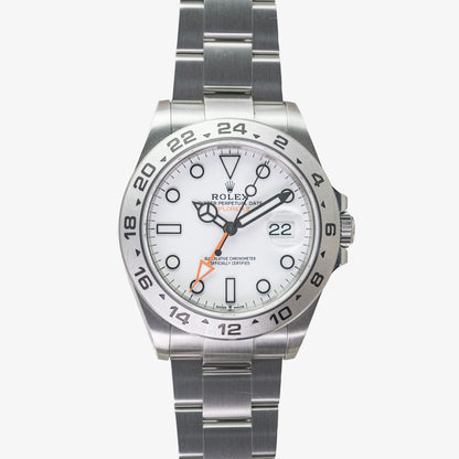 Rolex Explorer II "Polar" GMT Automatic White Dial 42mm