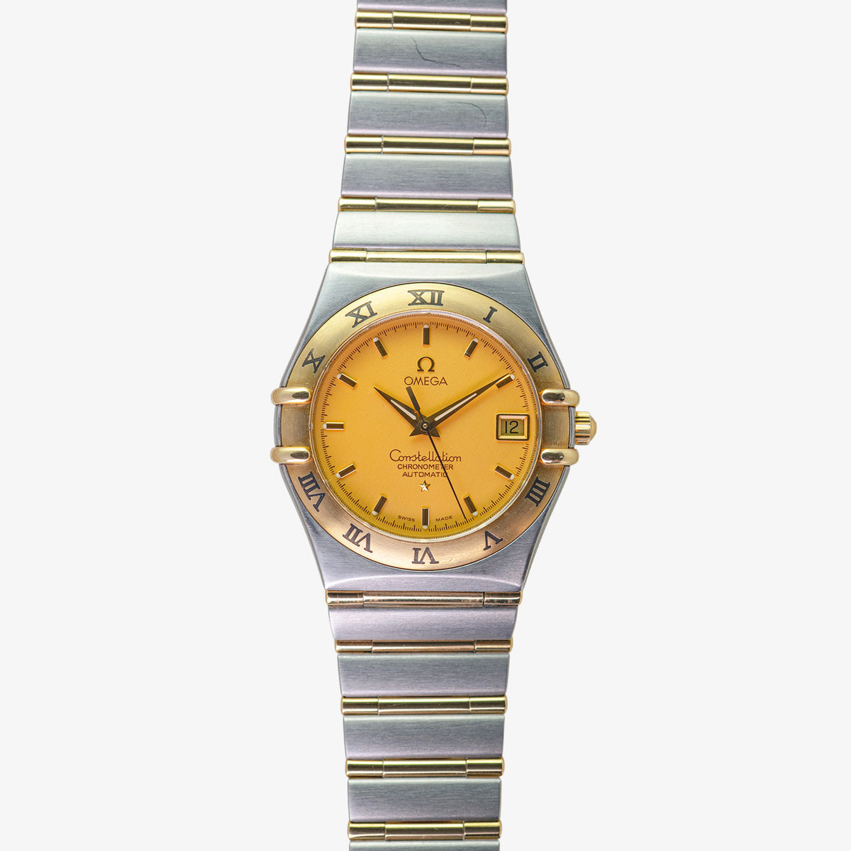 Omega Constellation Manhattan Two-Tone Champagne Dial 35.5mm