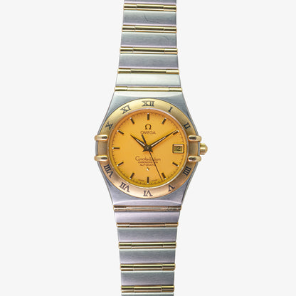Omega Constellation Manhattan Two-Tone Champagne Dial 35.5mm