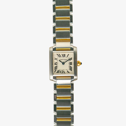 Cartier Tank Française Small Two-Tone Silver Dial 20mm