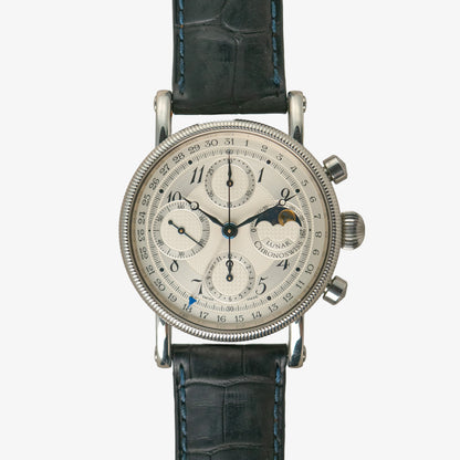 Chronoswiss Lunar Chronograph Automatic Silver Dial 38mm