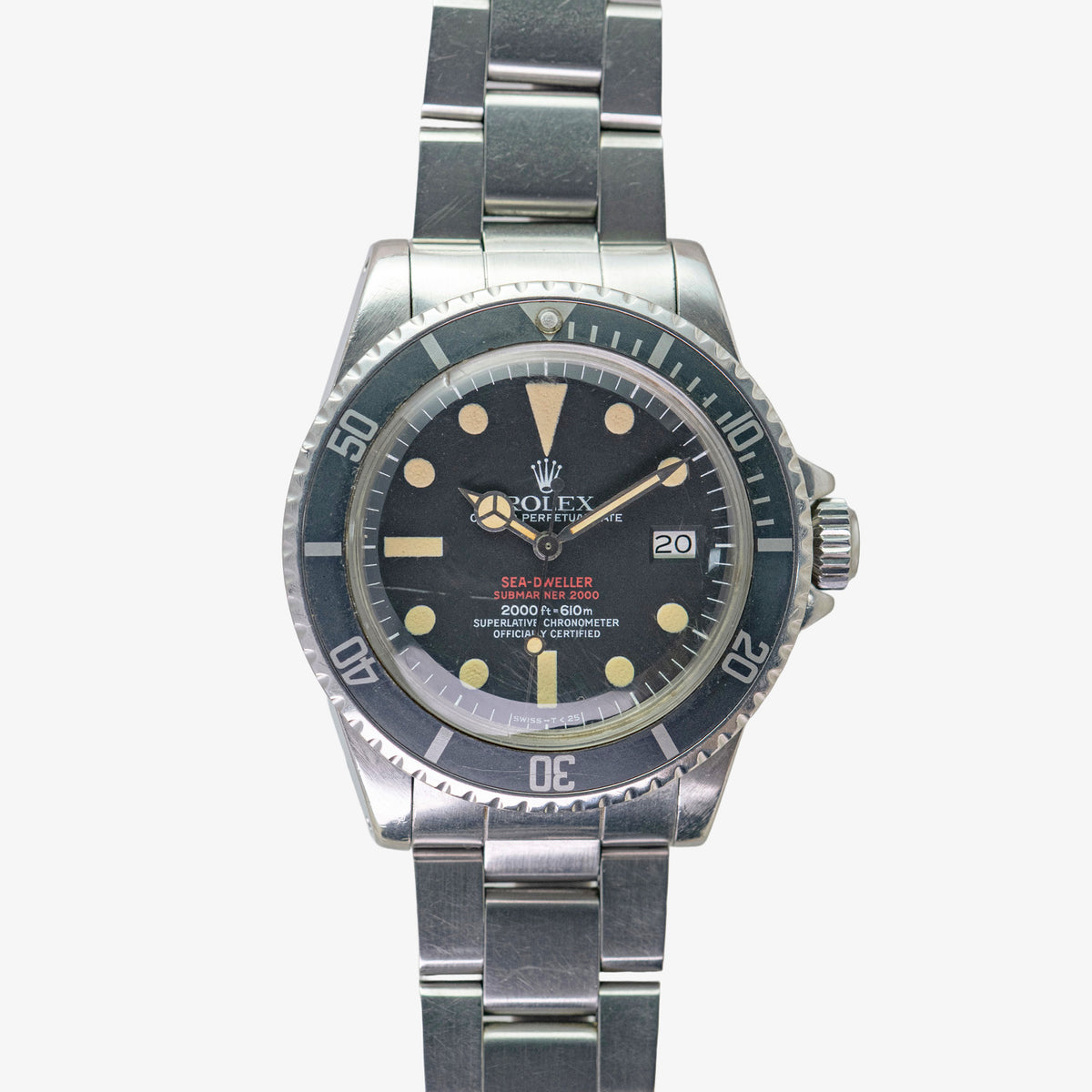 Rolex Sea-Dweller "Double Red" Vintage Automatic Black Dial 40mm