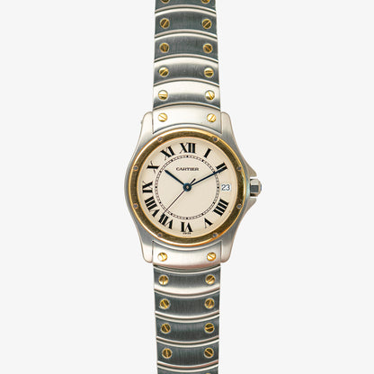Cartier Santos Ronde 1910 Two-Tone 33mm