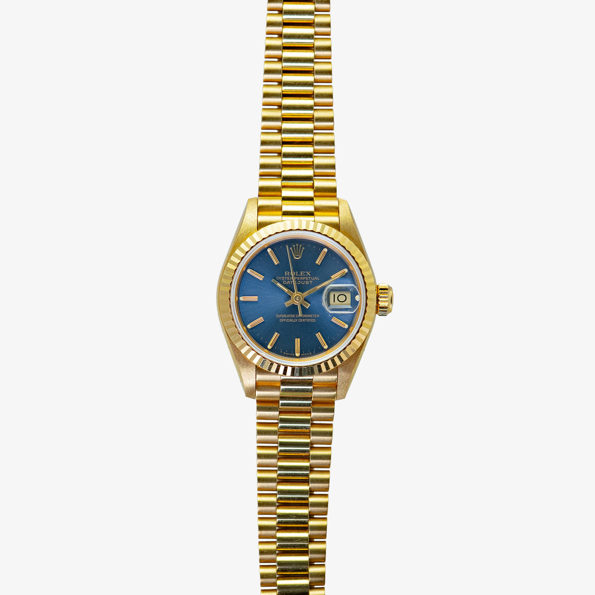 Rolex Datejust President 69178 Blue Dial 26mm
