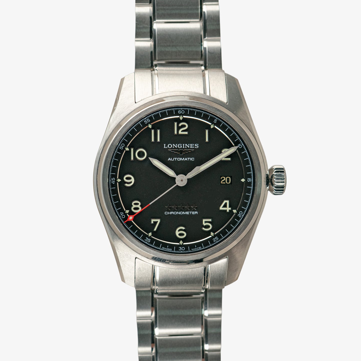 Longines Spirit L3.810 Automatic Chronometer Black Dial 40mm