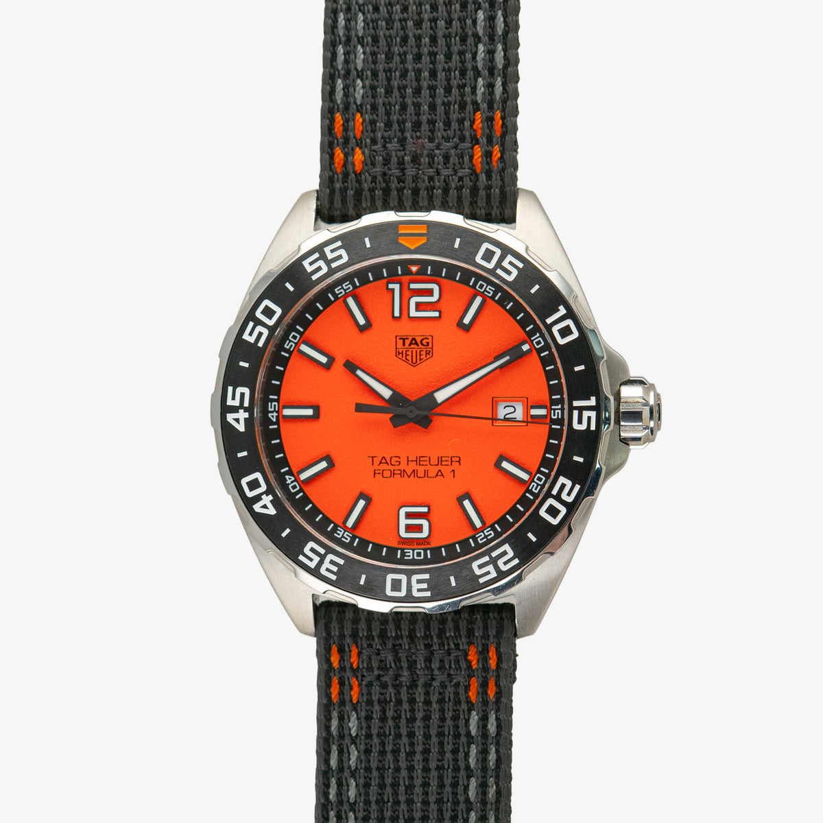 TAG Heuer Formula 1 WAZ101A Orange Dial 43mm