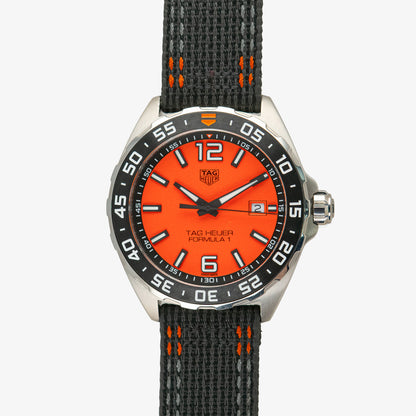 TAG Heuer Formula 1 WAZ101A Orange Dial 43mm