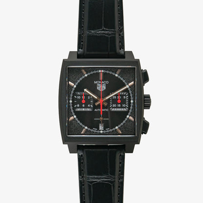TAG Heuer Monaco "Dark Lord" Black Dial 39mm